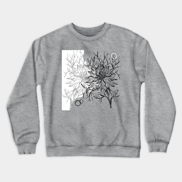 Love in a mist Crewneck Sweatshirt by Art by Taya 